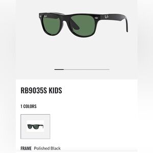 🕶️ Ray-Ban JR RJ9035-S Black Sunglasses. 🕶️